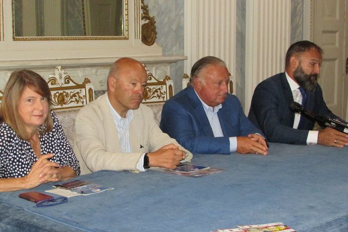 Da sn Antonella Marcoz, Nicola Rosset, Graziano Dominidiato e Giovanni Girardini