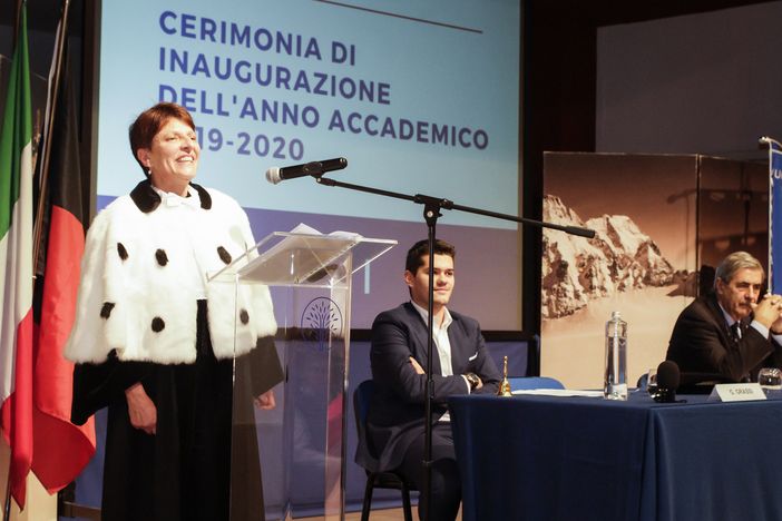 Maria Grazia Monaci inaugura l'anno accademico dell'UniVdA
