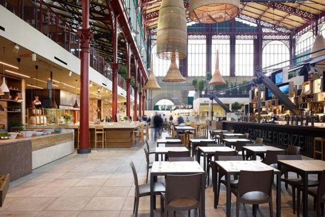 Uno scorcio del mercato coperto di Aosta