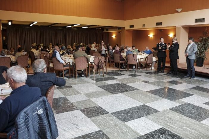 Momenti della festa (foto newsletter Courmayeur)