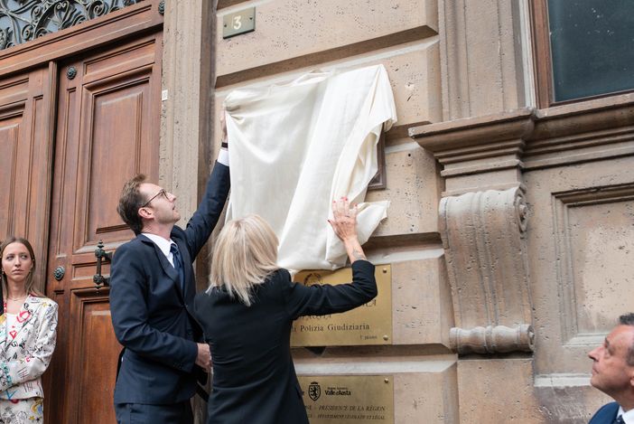 La traga dell'Uv in via OLlietti ad Aosta La traga dell'Uv in via OLlietti ad Aosta