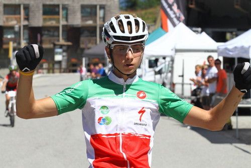 Il valdostano della Cicli Lucchini Alessandro Saravalle