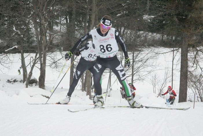 Elisa Brocard in azione a Gressoney