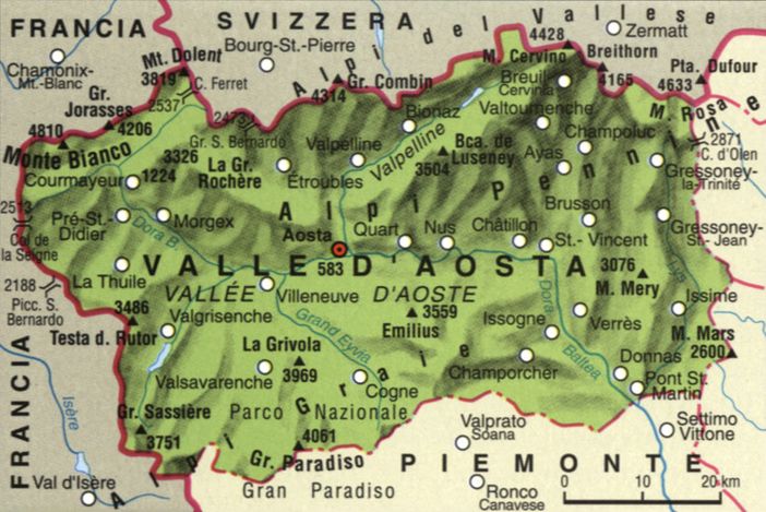 La Valle d'Aosta regione europea con più alto indice mortalità Covid