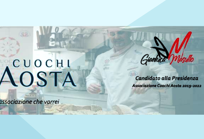 Gianluca Masullo ricandidato alla Presidenza Unione Cuochi VdA