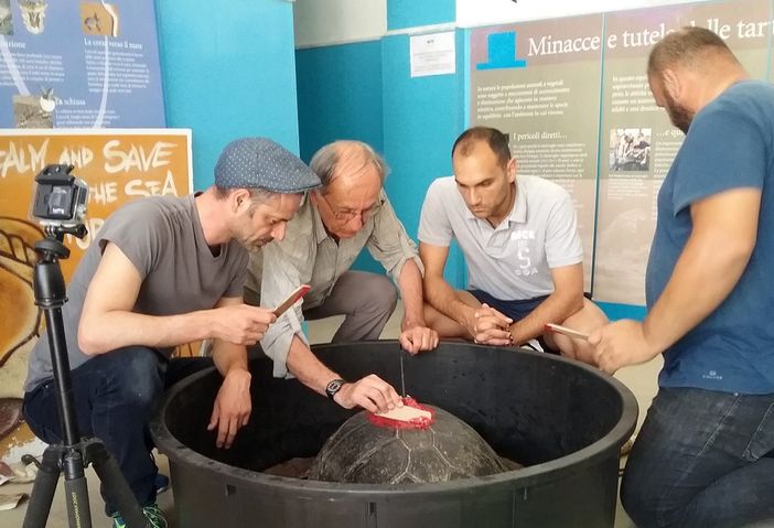 Al centro il professor Antonio Mingozzi