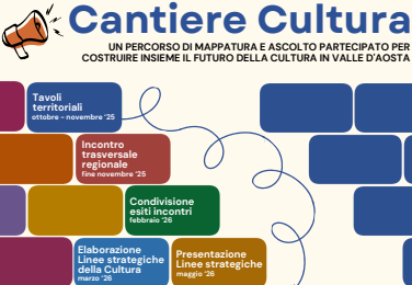 Cantiere Cultura: la VDA costruisce il suo futuro culturale Cantiere Cultura: la VDA costruisce il suo futuro culturale