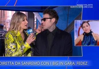 Sanremo, Fedez e l'ipotesi paternità: "Annunci? Mi limiterò a cantare" Sanremo, Fedez e l'ipotesi paternità: "Annunci? Mi limiterò a cantare"
