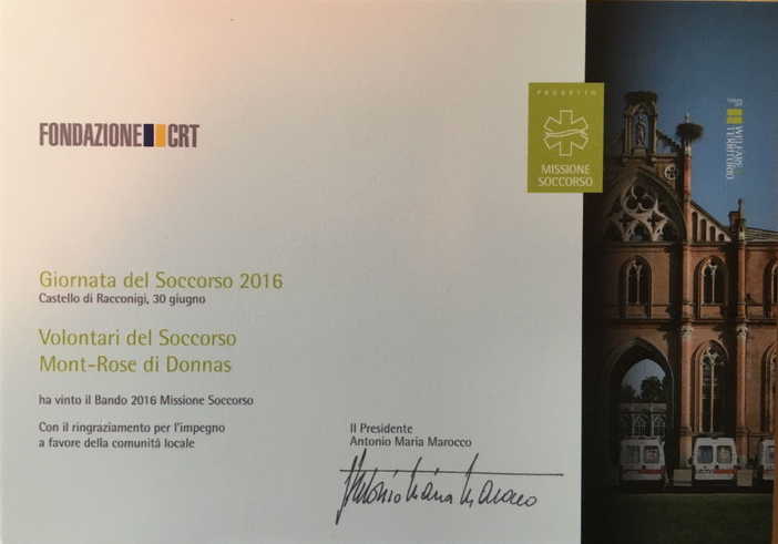 Ai Volontari della Mont Rose servono 30mila euro per acquisto ambulanza Ai Volontari della Mont Rose servono 30mila euro per acquisto ambulanza