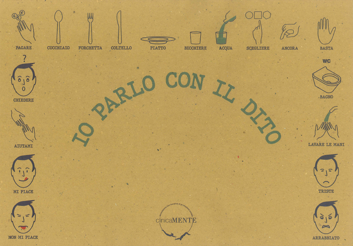 Ecco la tovaglietta che aiuta a comunicare chi è affetto da disturbi specifici del linguaggio
