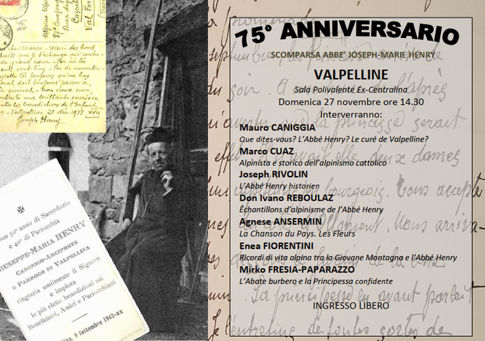 La vita e l'opera dell'Abbé Henry a 75 anni dalla morte
