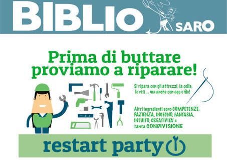 Restart Party a Sarre: riparare è un gesto rivoluzionario Restart Party a Sarre: riparare è un gesto rivoluzionario