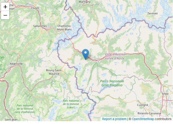 Scossa di terremoto in alta Valle