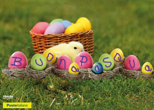 Poste Italiane: Nell'ufficio di Aosta Ribitel la cartolina dedicata alla Pasqua