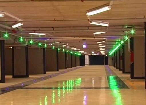 L'ingresso del tunnel che conduce al cantiere del nuovo parcheggio L'ingresso del tunnel che conduce al cantiere del nuovo parcheggio