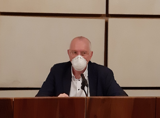 Il Presidente della Giunta, Renzo Testolin