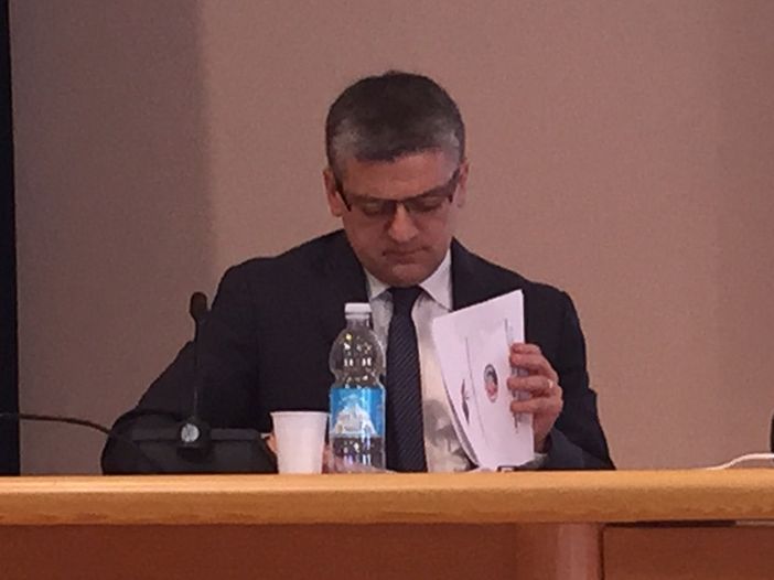 Luigi Bertschy durante i lavori congressuali