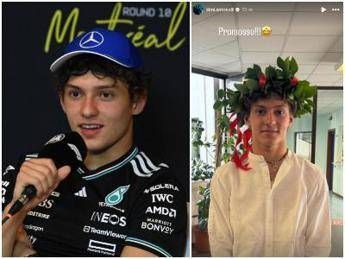 Kimi Antonelli supera l'esame di maturità: "Promosso!"