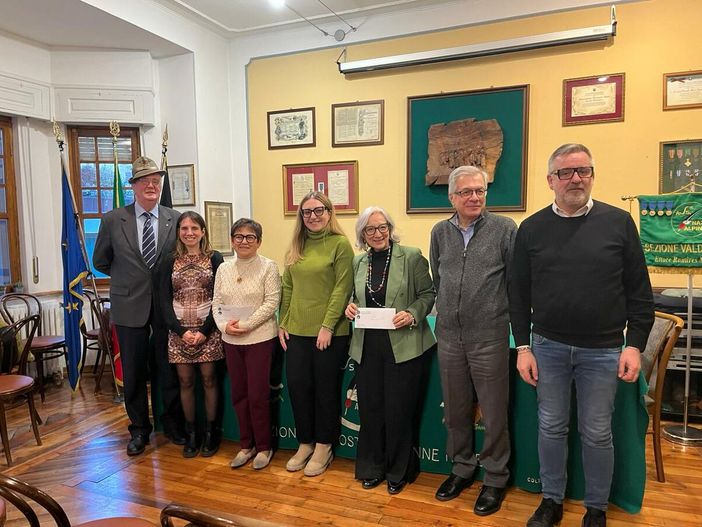 A sn Carlo Bionaz, presidente di Ana Valle d'Aosta