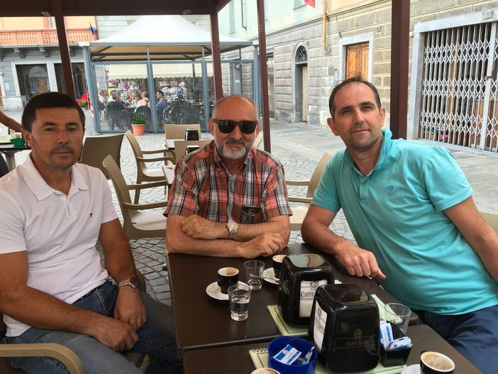 Flamur Xeka,  Vladimir Egro ed Alban Rama