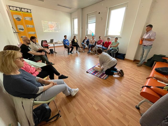 Una fase del corso Una fase del corso