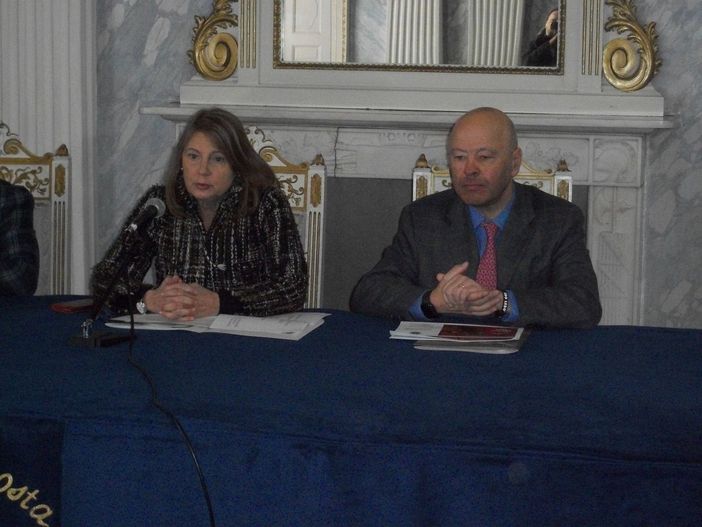 La vicesindaca Antonella Marcoz ed il presidente della Chambre Nicola Rosset