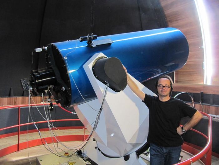 L'astrofisico Albino Carbognani all'Osservatorio di Saint-Barthélemy