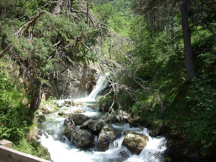 Un tratto del torrente Chasten Un tratto del torrente Chasten