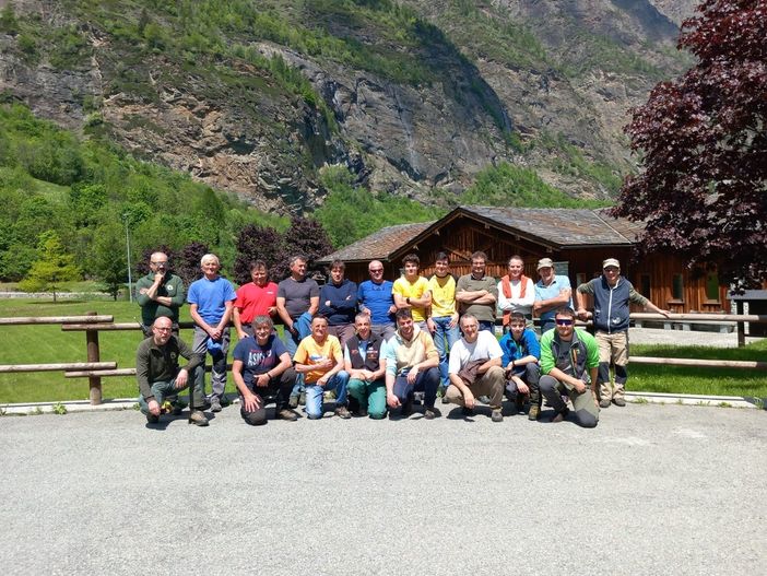 Il gruppo della prima corvée