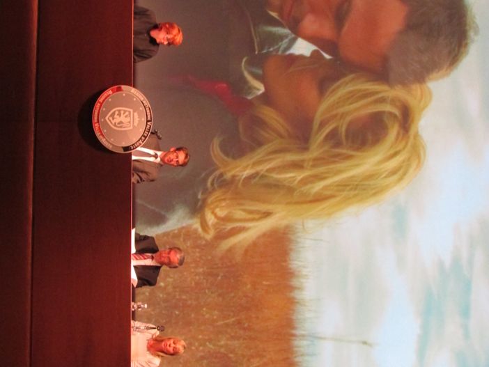 Da sinistra Carlo Chatrian, Emanuela Lagner, Joel Farcoz, Elmo Domaine e Isabella Godecharles