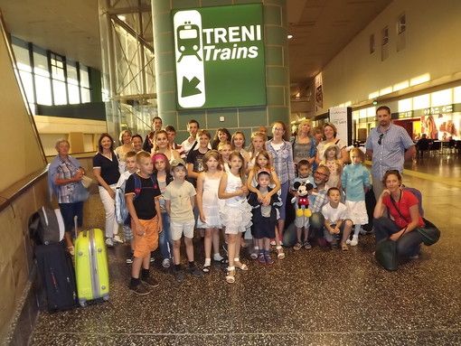 Un gruppo di bimbi di Chernobyl arrivato in Valle quest'estate