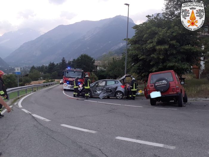 Incidente stradale a La Salle