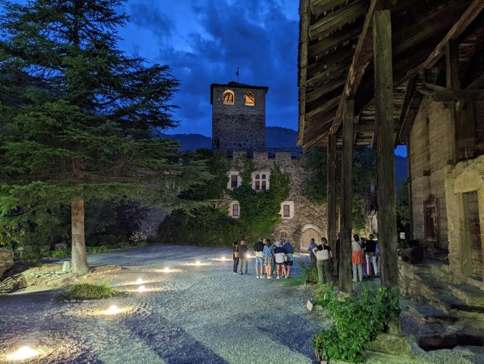 Apre il Castello di Introd con visite guidate notturne, proiezioni ed eventi speciali