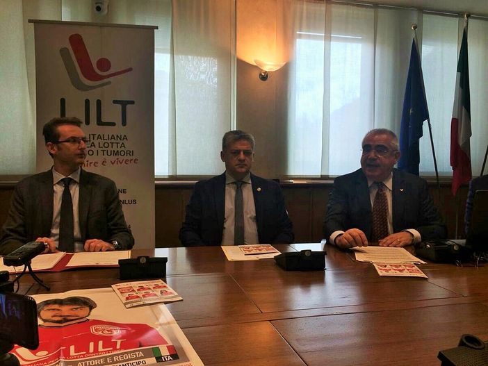 Da sn Joel Farcoz, Luigi Bertschy e Salvatore Luberto