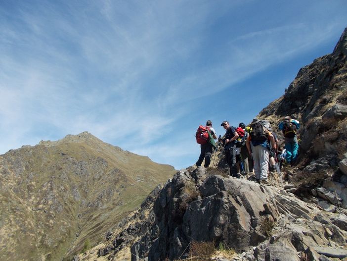 Nello sfondo il Monte Barone