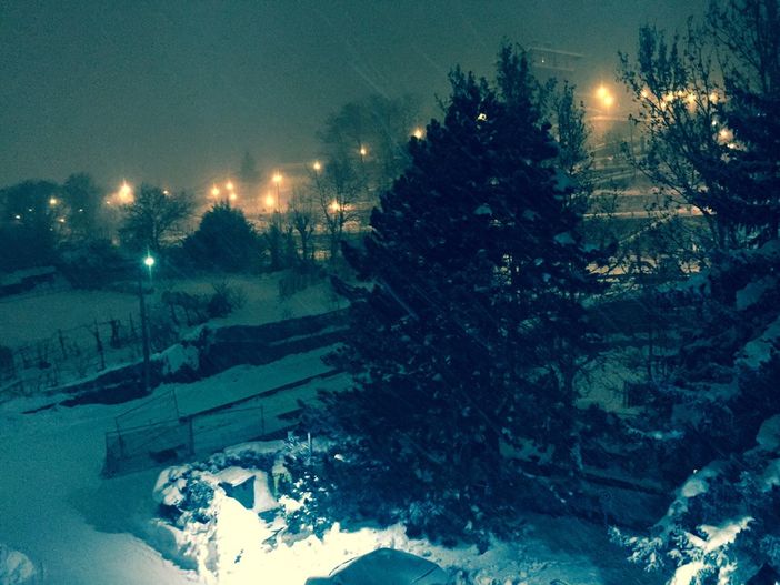 Nuova nevicata sulla Valle