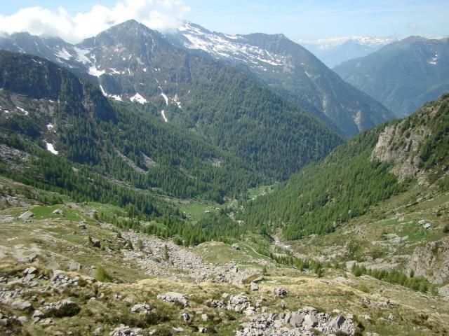 La zona dov'è precipitato l'elicottero (sito Gulliver)