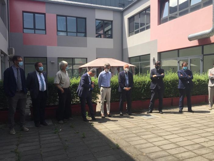 Lo staff scientifico e i partners del progetto durante la presentazione Lo staff scientifico e i partners del progetto durante la presentazione