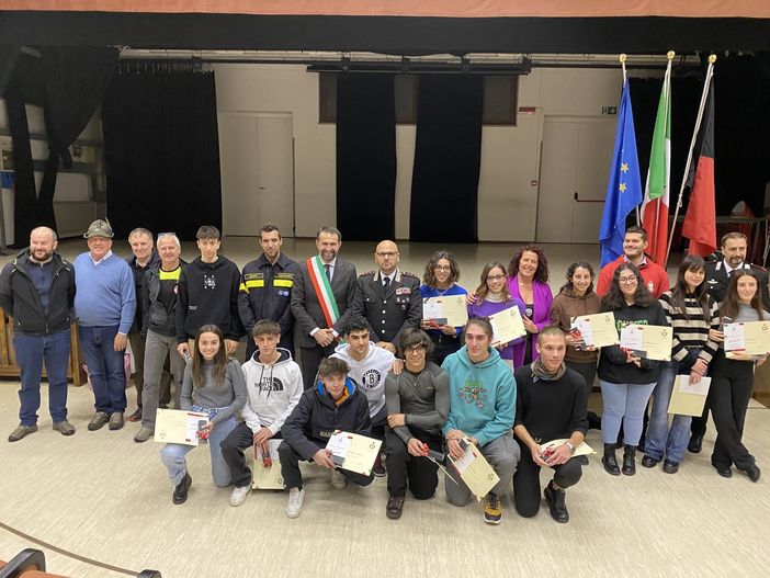 Quart: L'amministrazione ha dato il benvenuto ai Coscritti del 2005