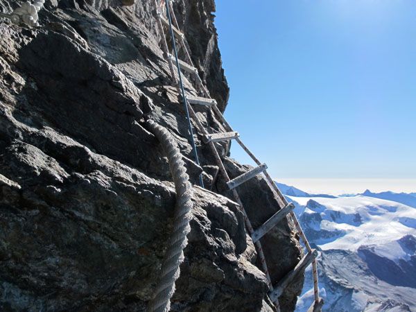 La 'scala Jordan' sulla Cresta del leone (foto dal blog Paesi e Immagini di Giuseppe Pompilo)