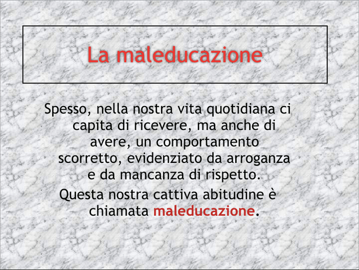 Quando le Istituzione sono maleducate con le Istituzioni