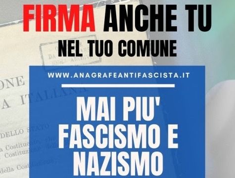 Ivrea: Raccolta firme per legge popolare contro fascismo e nazismo