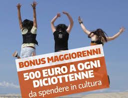 Dal 15 settembre arrivano i 500 euro per i 18enni