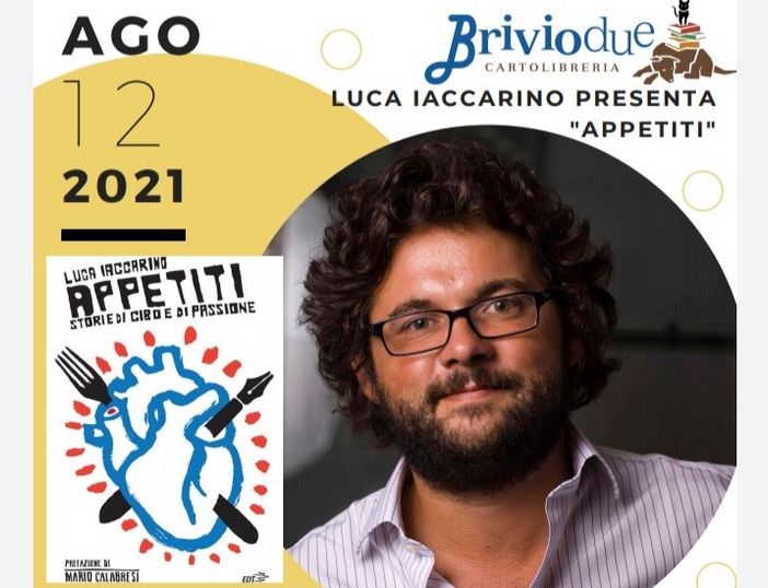 Gli 'Appetiti' di Luca Iaccarino alla Libreria Brivio di Aosta Gli 'Appetiti' di Luca Iaccarino alla Libreria Brivio di Aosta