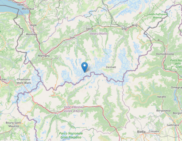 Terremoto questa mattina in Valle d'Aosta Terremoto questa mattina in Valle d'Aosta