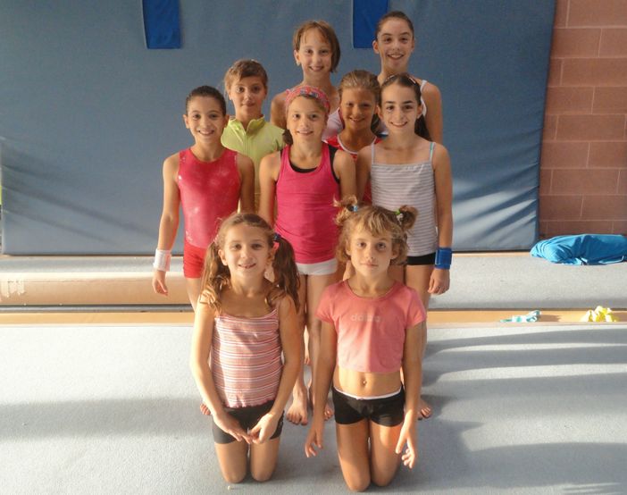Le ginnaste della Gym impegnate a Biella