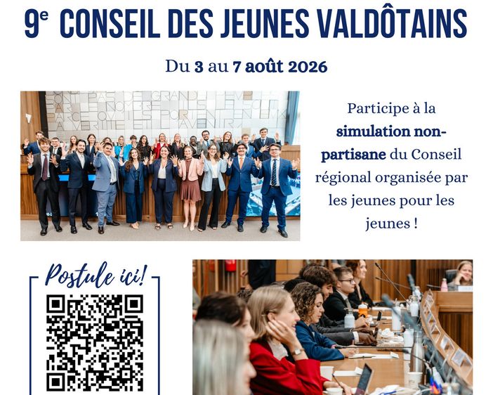Simulation parlementaire à Aoste : réouverture des candidatures pour le Conseil des Jeunes Valdôtains Simulation parlementaire à Aoste : réouverture des candidatures pour le Conseil des Jeunes Valdôtains