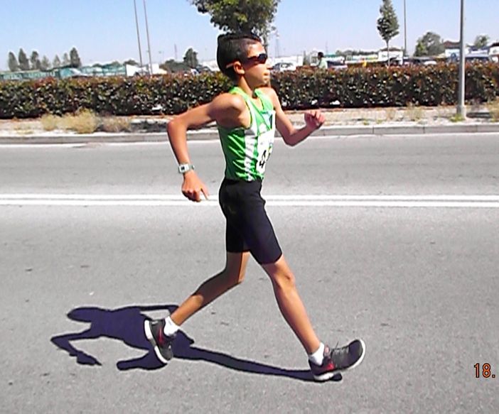 Edoardo Gagliardi in marcia