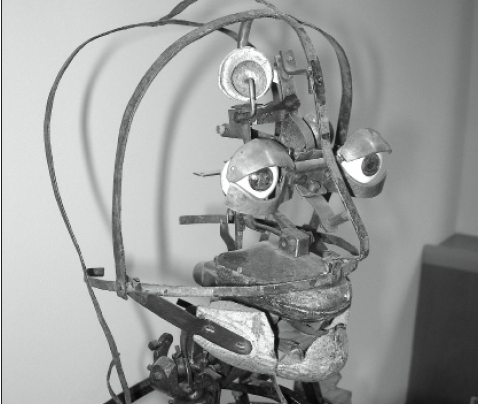 Automate 'Joueur de flûte' de Manzetti exposé à Vienne Automate 'Joueur de flûte' de Manzetti exposé à Vienne