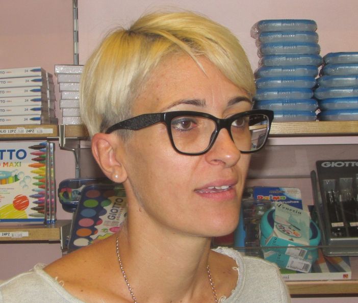 Romaine Pernettaz della libreria Brivio